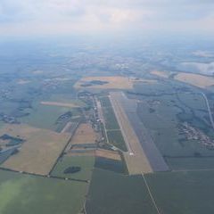 Flugwegposition um 12:53:08: Aufgenommen in der Nähe von Bautzen, Deutschland in 1590 Meter
